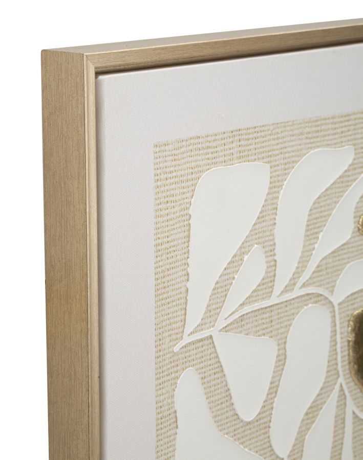 Canvas print af fyrretræ, lærred og plast – 50x3x70 cm