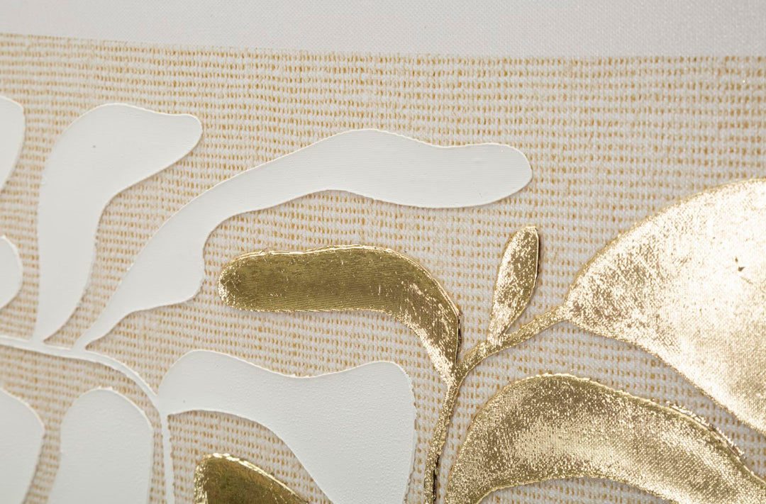 Canvas print af fyrretræ, lærred og plast – 50x3x70 cm