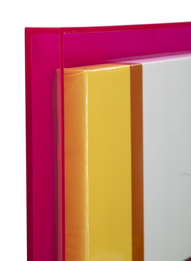 Canvas print, fyrretræ, lærred og plast – 60x3x3 cm