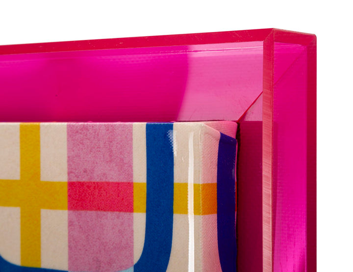 Canvas print af fyrretræ, lærred og plast – 60x3x3 cm