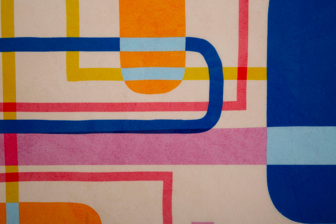 Canvas print af fyrretræ, lærred og plast – 60x3x3 cm