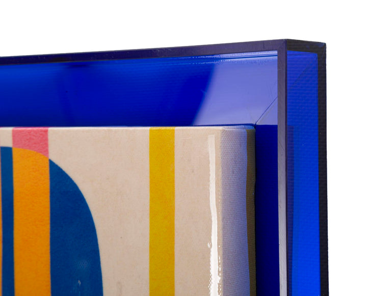 Billedramme af fyrretræ, lærred og plast – 60x3x3 cm - canvas print