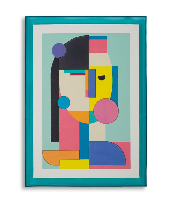 Canvas print af fyrretræ, lærred og plast – 50x3x3 cm