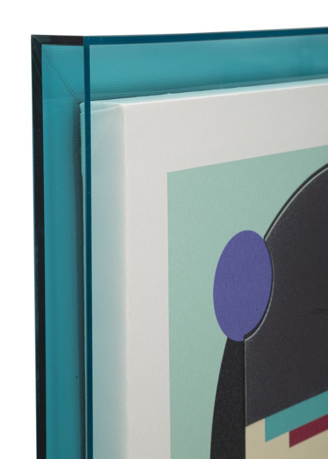 Canvas print af fyrretræ, lærred og plast – 50x3x3 cm