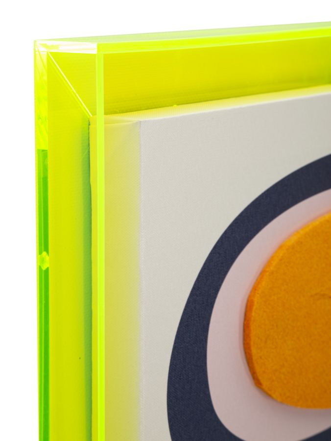 Billedramme af fyrretræ, lærred og plast – 3x3x70 cm - canvas print