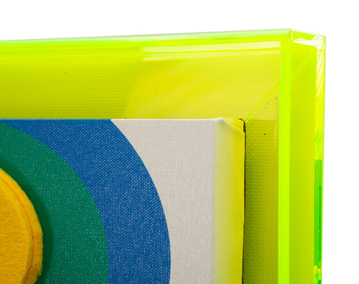 Billedramme af fyrretræ, lærred og plast – 3x3x70 cm - canvas print