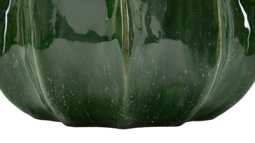 Smuk keramisk skål i grøn farve  – 13x5 cm