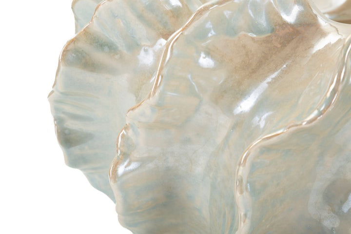 Keramisk cachepot, perlehvid