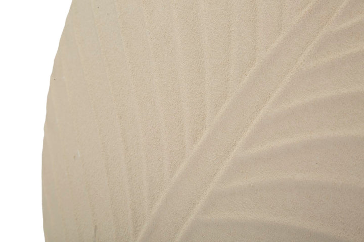 Moderne vase i creme, jern – 41x5x14 cm