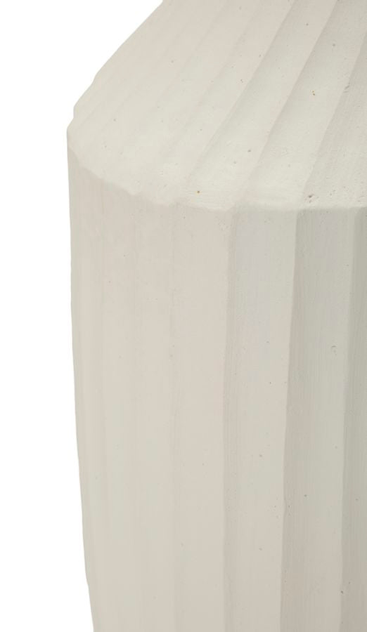 Vase i cremehvid – 28x5x50 cm