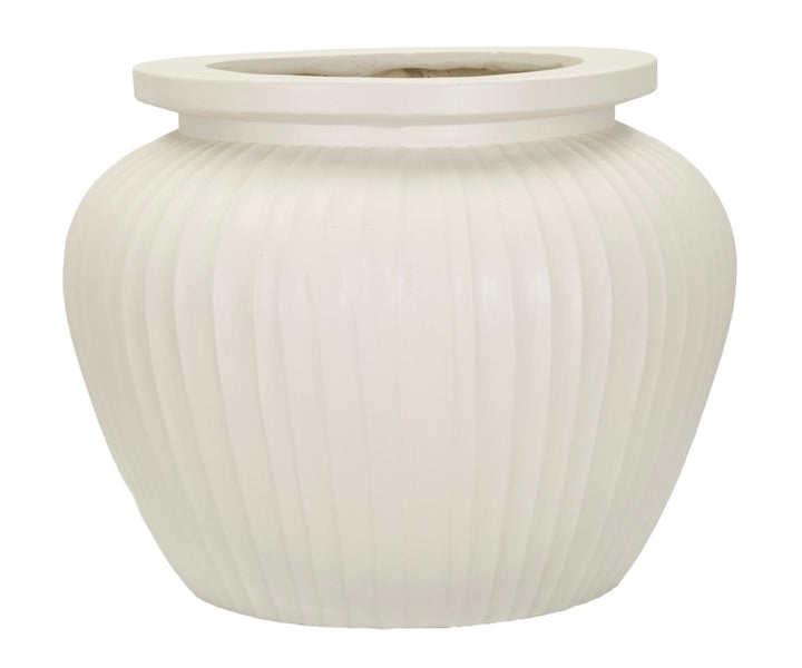 Vase i cremehvid – 48x38 cm