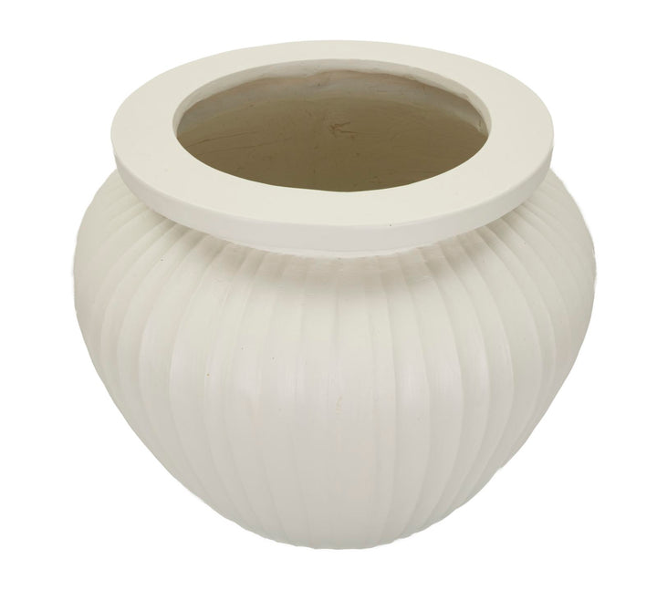 Vase i cremehvid – 48x38 cm