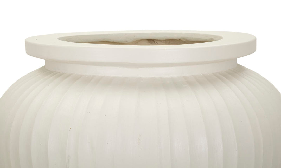 Vase i cremehvid – 48x38 cm