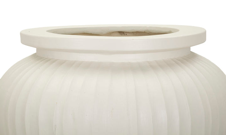 Vase i cremehvid – 48x38 cm