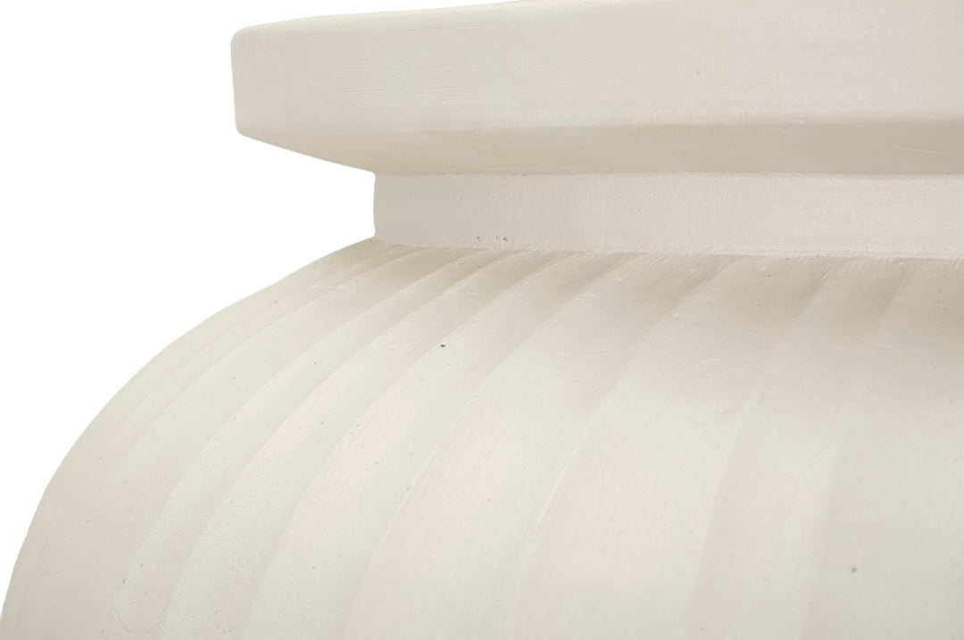 Vase i cremehvid – 48x38 cm