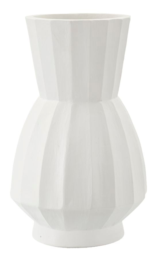 Vase i cremehvid – 24x41 cm