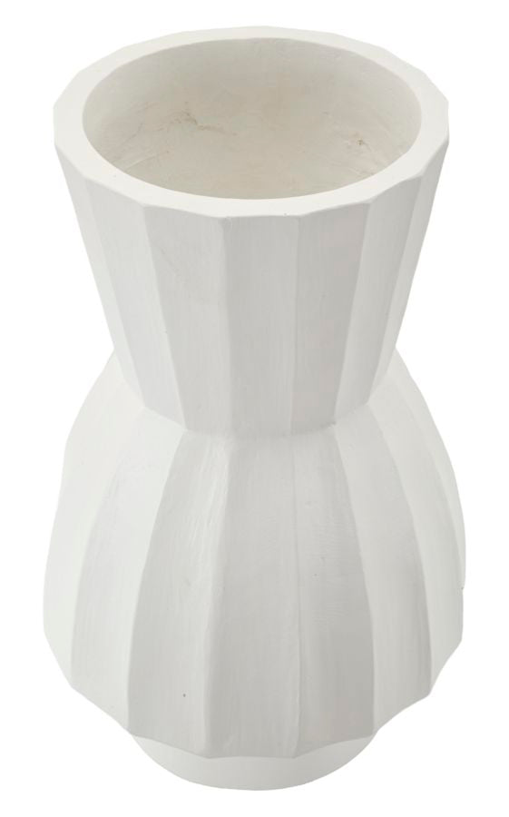 Vase i cremehvid – 24x41 cm