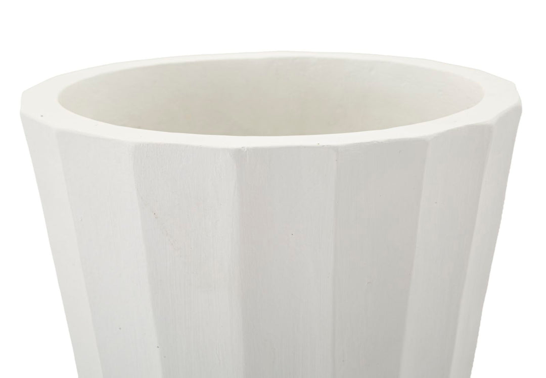 Vase i cremehvid – 24x41 cm