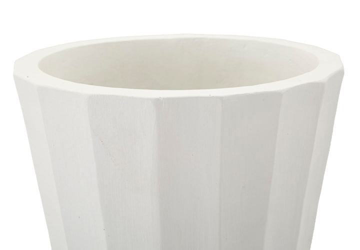 Vase i cremehvid – 24x41 cm