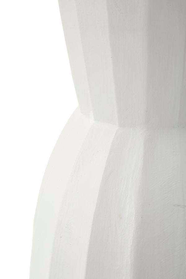 Vase i cremehvid – 24x41 cm