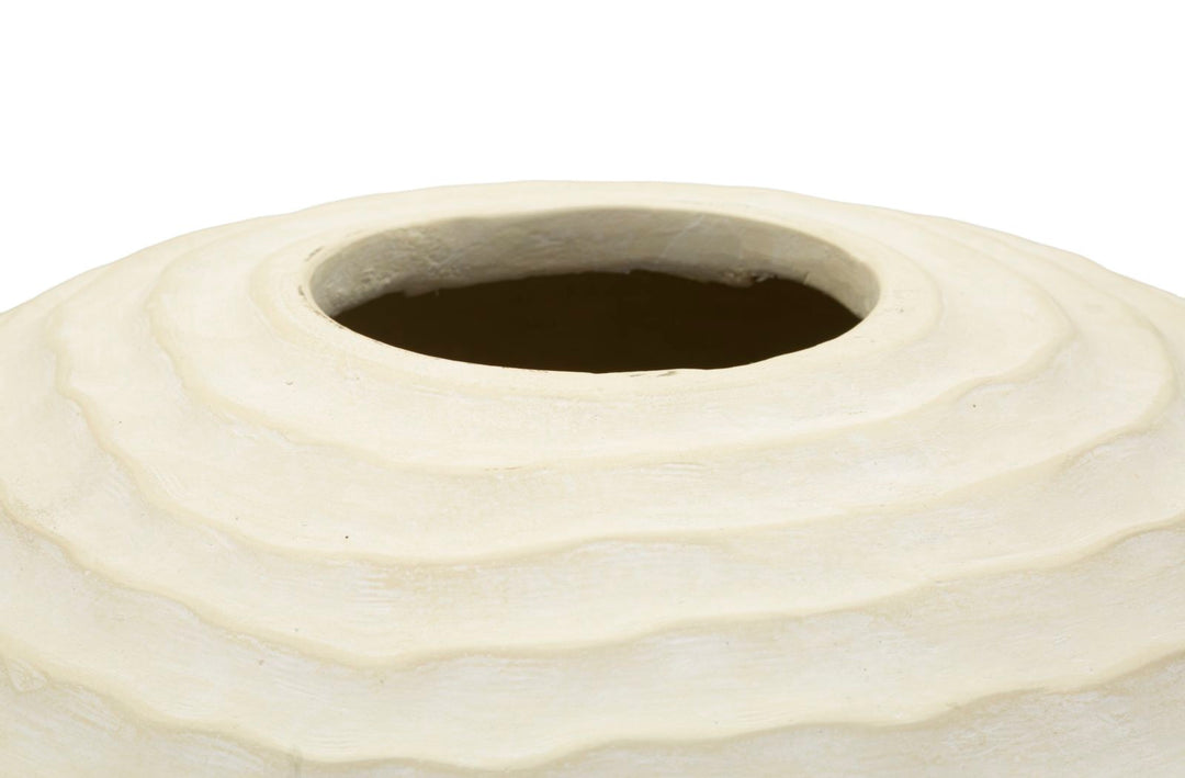 Vase i creme, mgo materiale – 39x56 cm