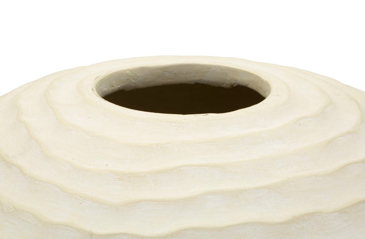 Vase i creme, mgo materiale – 39x56 cm