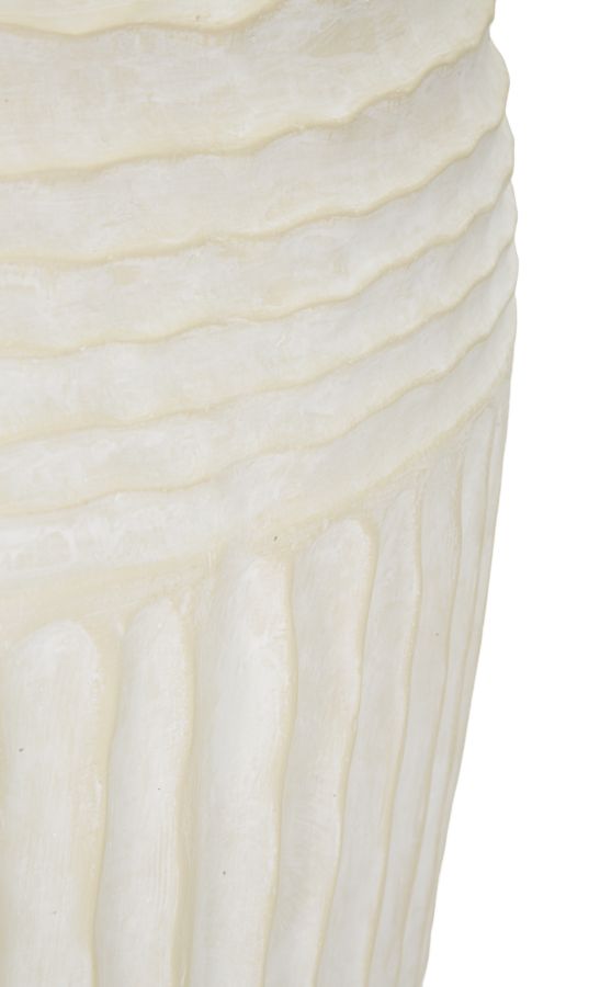 Vase i creme, mgo materiale – 39x56 cm