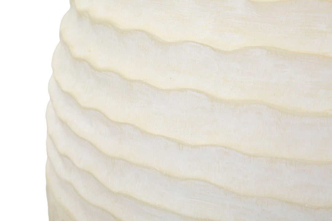 Vase i creme, mgo materiale – 39x56 cm