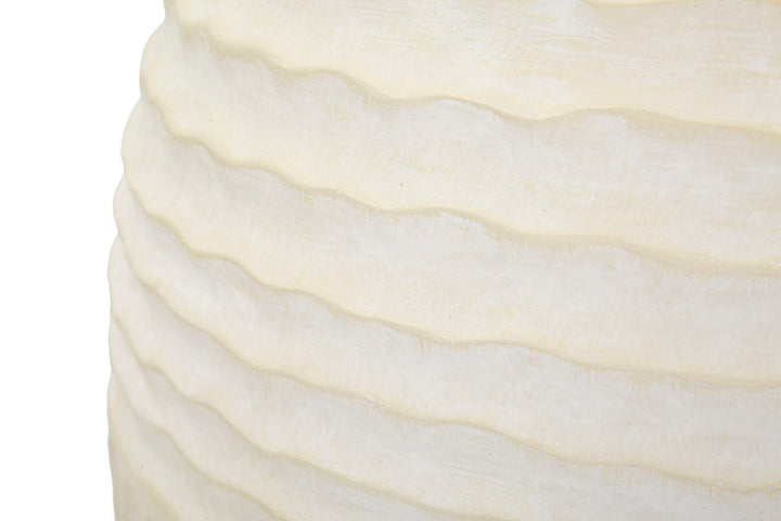 Vase i creme, mgo materiale – 39x56 cm