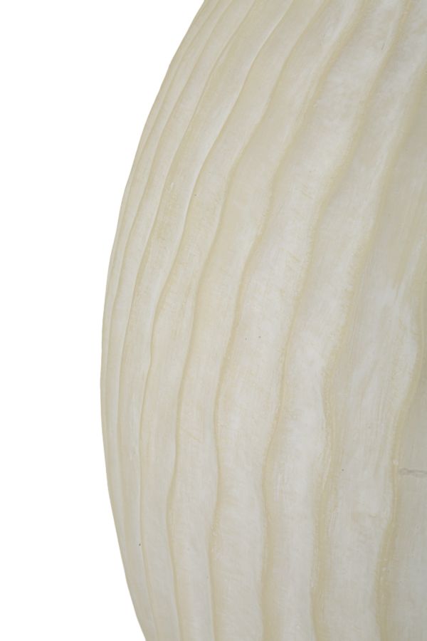 Vase i creme, mgo materiale – 36x5x38 cm