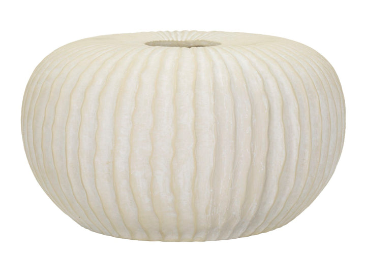 Vase i creme, mgo materiale – 40x23 cm