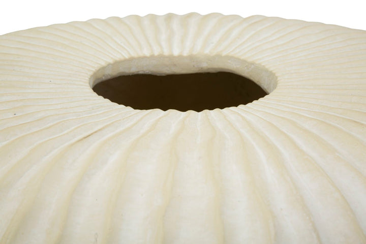 Vase i creme, mgo materiale – 40x23 cm