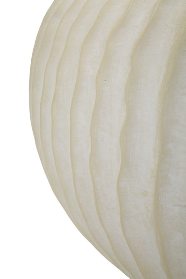 Vase i creme, mgo materiale – 40x23 cm