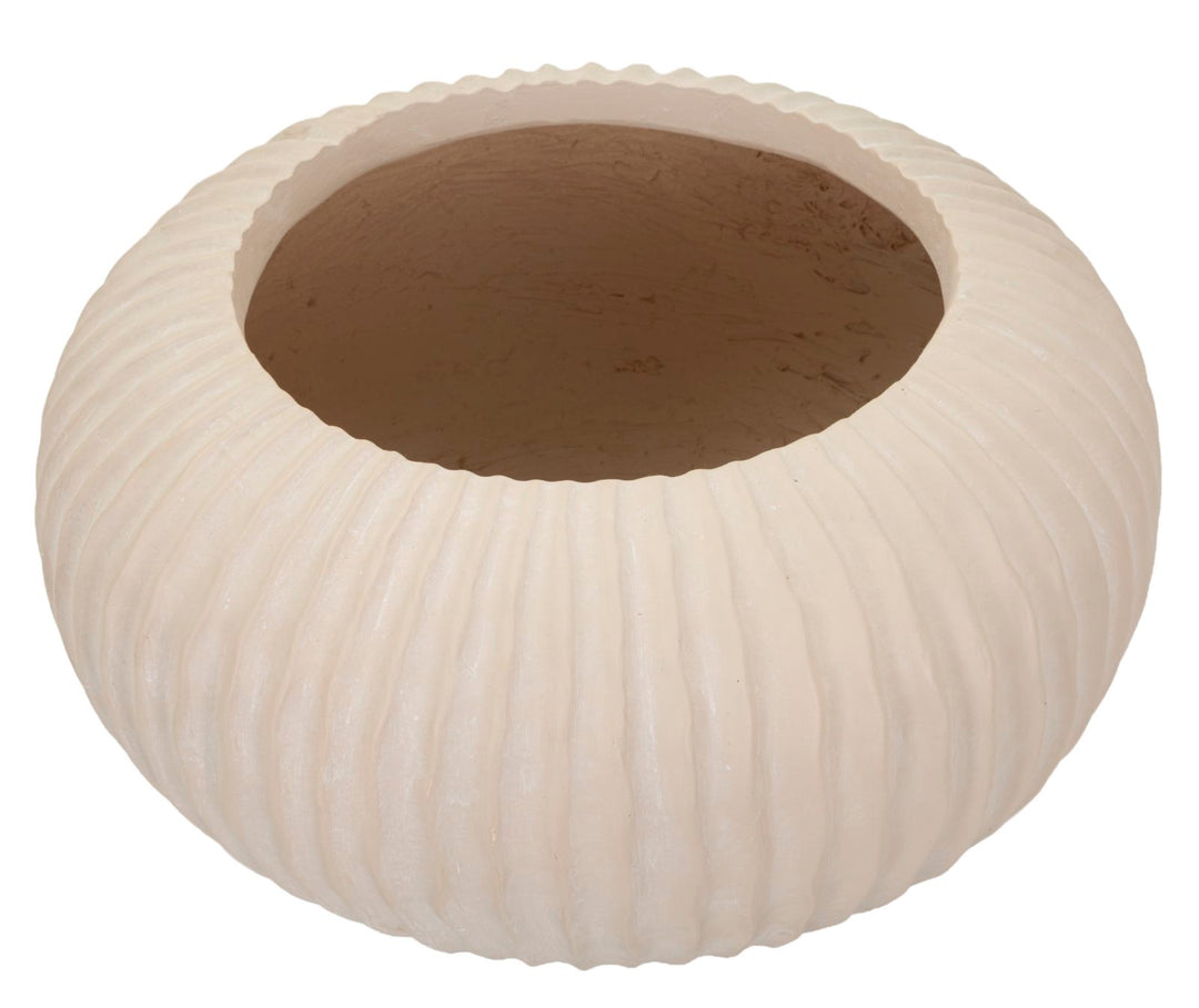 Vase i cremehvid – 35x18 cm