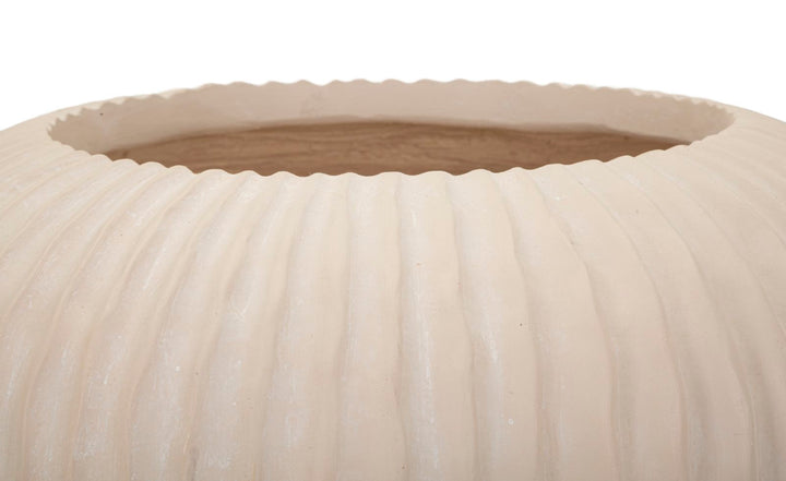 Vase i cremehvid – 35x18 cm