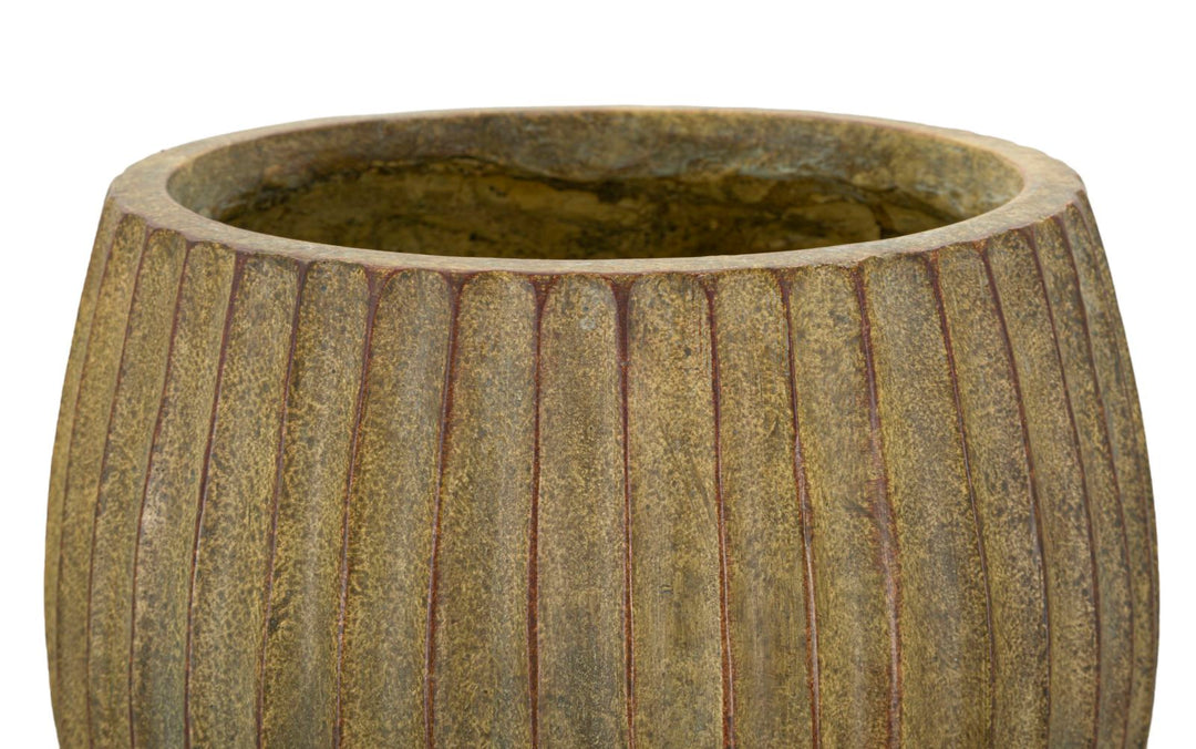 Vase i grøn – 25x52x5 cm