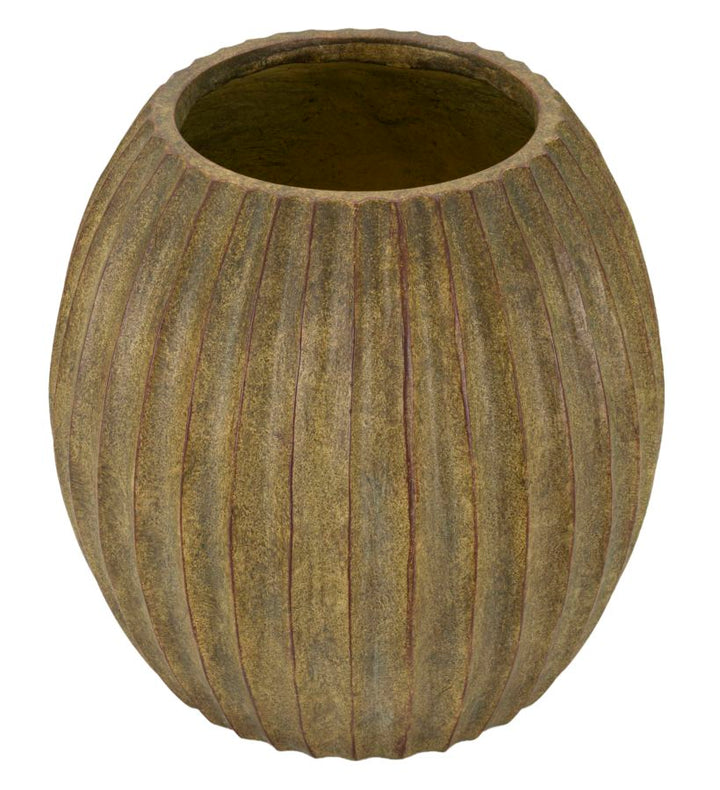 Vase i grøn – 32x5 cm
