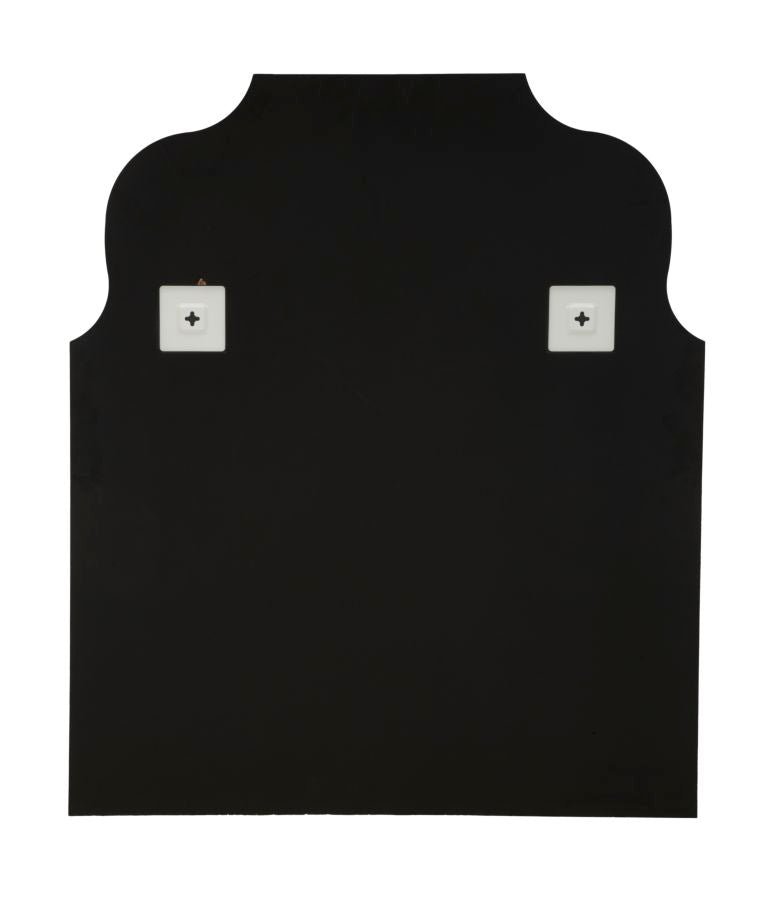 Glam spejl med guldfarvet ramme, 78x93 cm