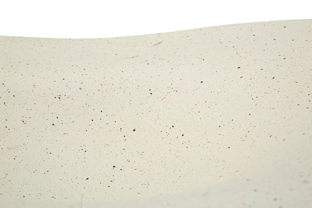 Bakke i creme af polyresin – 41x41x12 cm