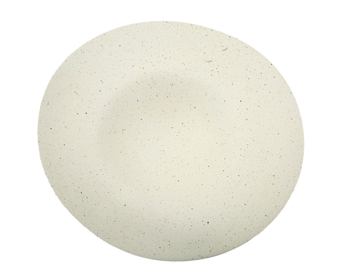 Bakke i creme af polyresin – 41x41x12 cm
