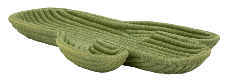 Bakke i grøn af polyresin – 34x20x3 cm