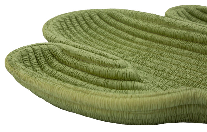 Bakke i grøn af polyresin – 34x20x3 cm