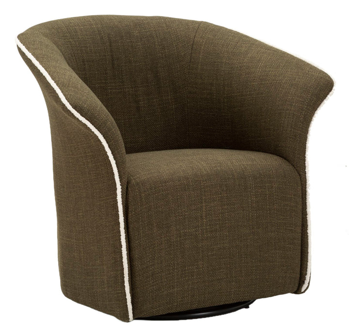 Lænetol i grøn, polyester – 70x72x75, 44x5 cm