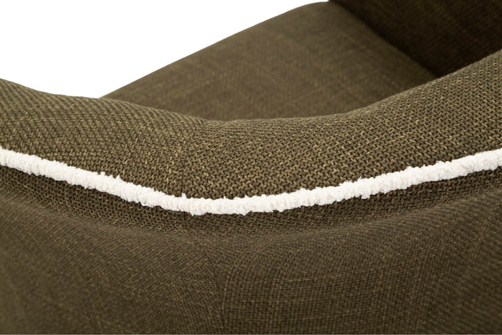 Lænetol i grøn, polyester – 70x72x75, 44x5 cm