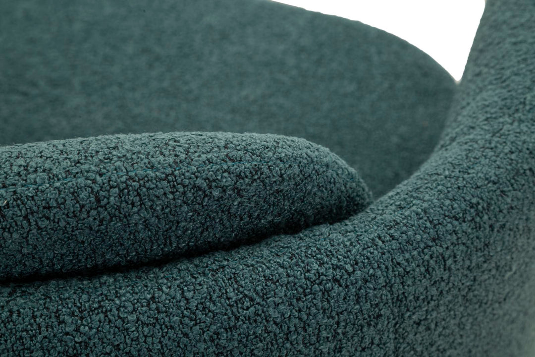 Lænetol i blå, polyester – 70x72x75, 44x5 cm