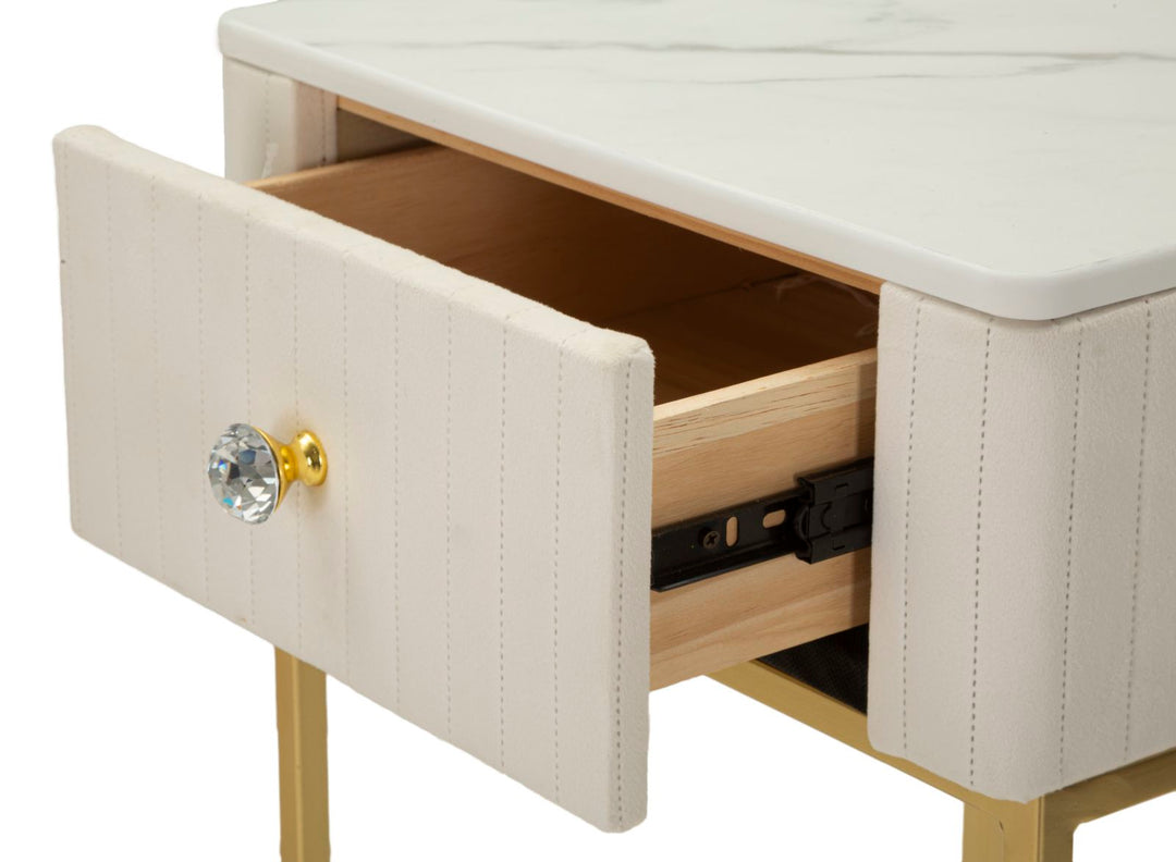 Glam bord i fyrretræ, mdf og metal – 45x90 40x70 cm