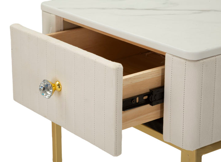 Glam bord i fyrretræ, mdf og metal – 45x90 40x70 cm