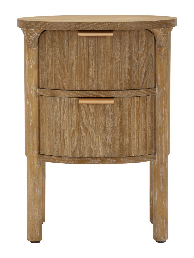 Moderne sengebord i træ, MDF and jern – 38x34x5 cm