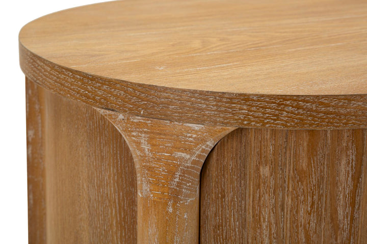 Moderne sengebord i træ, MDF and jern – 38x34x5 cm