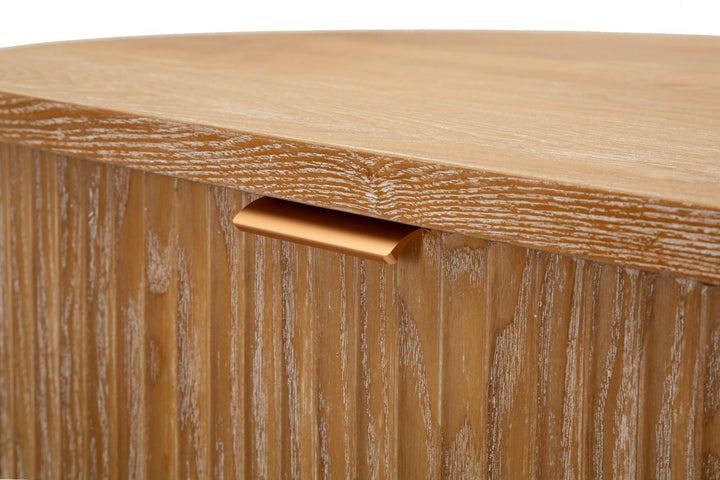 Elegant kommode i træ, MDF and jern – 81x46x82 cm